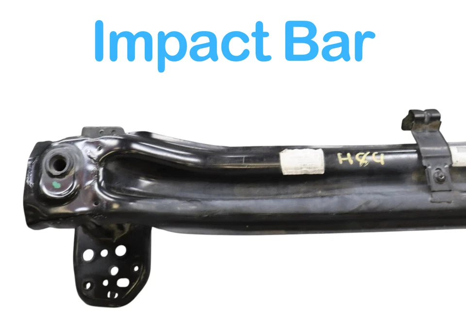 Усилительная ударная балка переднего бампера 11–17 Volkswagen Touareg VW черная оригинальная - Изображение 3 из 4