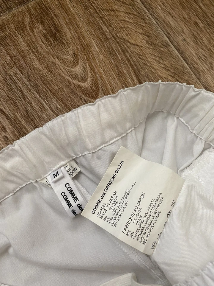 Pantalones de vestir COMME des GARCONS blancos talla M Foto 3 de 4