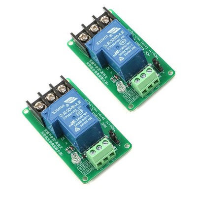 2PCS 5V 30A Single Channel Relay Module - Optocoupler Isolation High/Low Leve...
