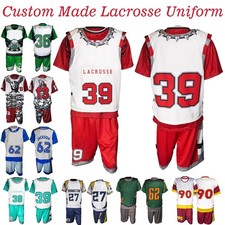 Custom Lacrosse Uniform Set Sublimated Jersey Shorts Personalized Team Kit