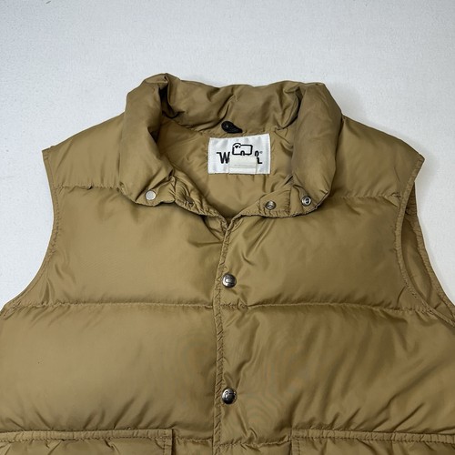 Vintage Woolrich Gesteppte Daunen-Daunenweste Retro Herren Minimalistisch Medium - Bild 5 von 13