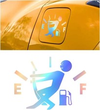 Funny Car Sticker for Fuel Tank Cover, High Gas Consumpton De Color: Colorful