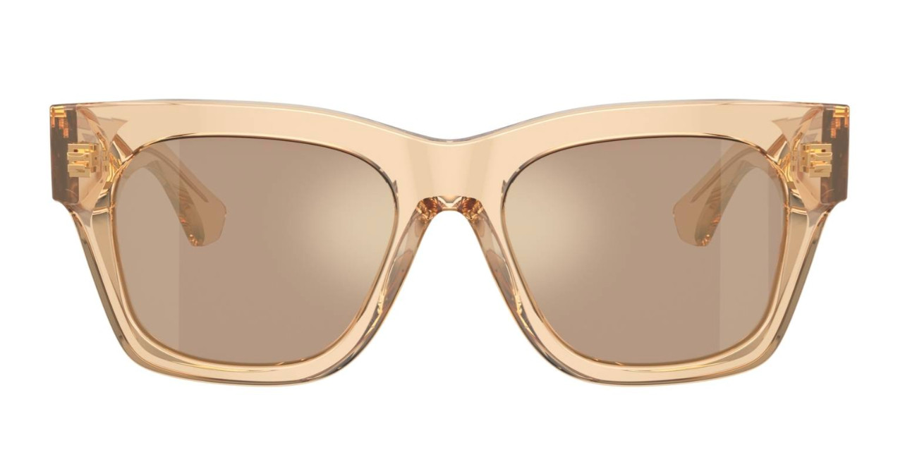 BURBERRY BE4424 40635A Brown Mirror Gold Women's 52 mm Sunglasses image 2