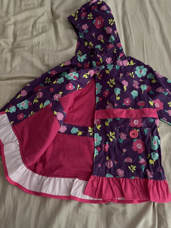 New Western Chef Very Nice Girl  Rain Jacket Size 4T Multicolored