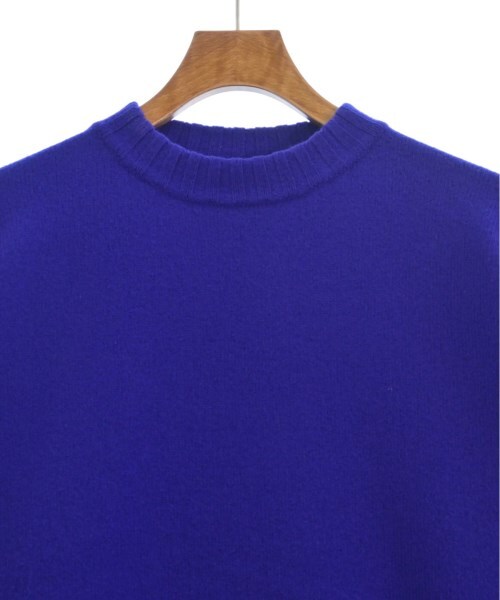 【送料&関税込】Jil Sander Knitwear In Blue Wool jil-sander-oversized-knit-
