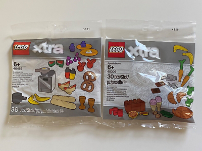 NEW LEGO Xtra 40465 40309 - Food Pack Accessory Kit, NEW; kitchen