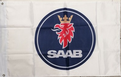 Drapeau Bannière Saab 96 Rouge – Neuf, Polyester Amovible