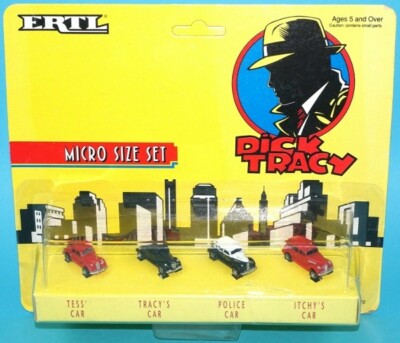 1990 Ertl - Dick Tracy - Micro Size Diecast Car Set | eBay