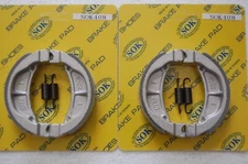 FRONT$REAR BRAKE SHOES +Springs fit KAWASAKI KDX 80 Mini 1984-1988 KDX80