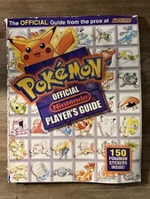 Pokemon Red Blue Official Nintendo Power Player's Guide w/ Stickers