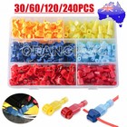 30/240X T-Taps Cable Crimp Terminals Quick Splice Electrical Wire Connectors Kit