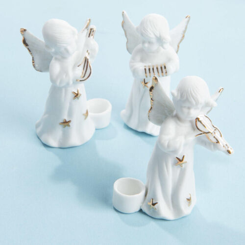Package of 18 Porcelain 3-1/4" Musical Angel Candle Holders - True Vintage - Picture 1 of 4
