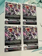 4x Strikedramon EX2-032 C (Playset) Digimon CCG | Digital Hazard Near Mint