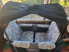 WonderFold W2 Luxe/Elite Set of Seat Covers,Mat Cover and Canopy THE FARM 