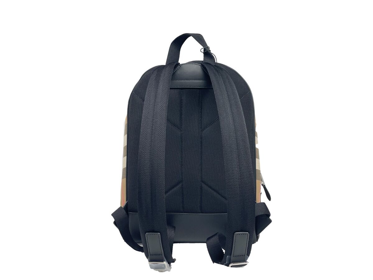 Burberry Jeff Check Canvas Backpack Bookbag | eBay