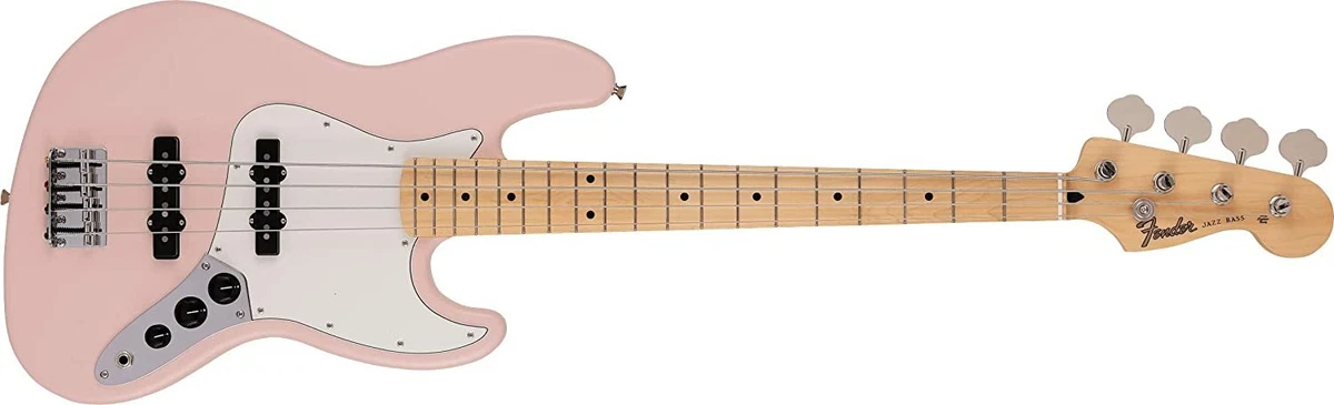 Shell pink 2024 jazz bass
