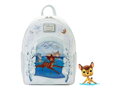 【Lounge Fly】Bambi on Ice Lenticular Mini Backpack Limited Edition Bundle Exclusive - Bambi on Ice Lenticular