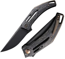 We Knife Co Ltd Speedliner Folding Knife 3.38" CPM-20CV Steel Blade CF Handle