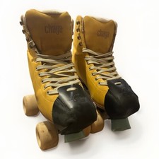 Chaya Roller Skates Melrose Deluxe Quad Skates US Size W 8.5 M 7.5 - Tan