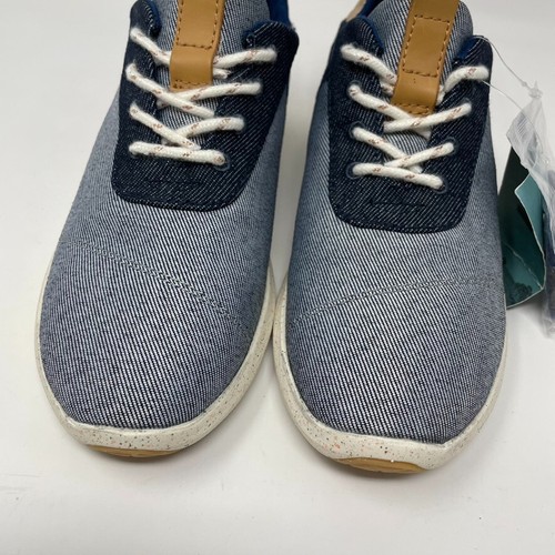 Toms Womens Navy Denim Two Toned Cabrillo Sneakers, Size 6.5 NEW with Tags - Picture 4 of 14