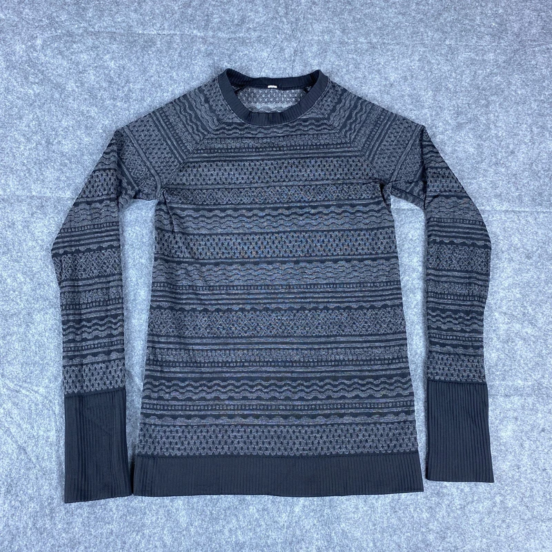 lululemon rest less fair isle long sleeve shirt