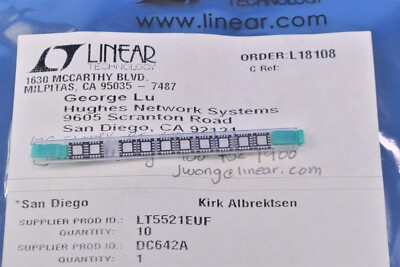 10 Linear RF Mixer IC Cellular PHS UMTS WCDMA Converter 10MHz~3.7GHz LT5521EUF