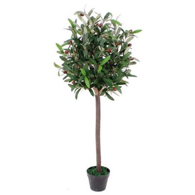 Künstlicher Olivenbaum 3 Fuß 90 cm Künstlicher Olivenbay-Stil Topiary Obstbaum 3 Fuß