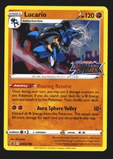 1x Lucario SWSH186 Brilliant Stars Black Star Promo Pokemon Card on eBay