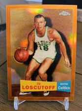 2007-08 Topps Chrome Orange Refractor /199 SSP Jim Loscutoff #53 Boston Celtics 