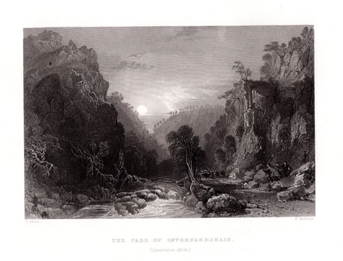 Pass of Inverfarigaig River Farigaig Loch Ness Scottish Highlands