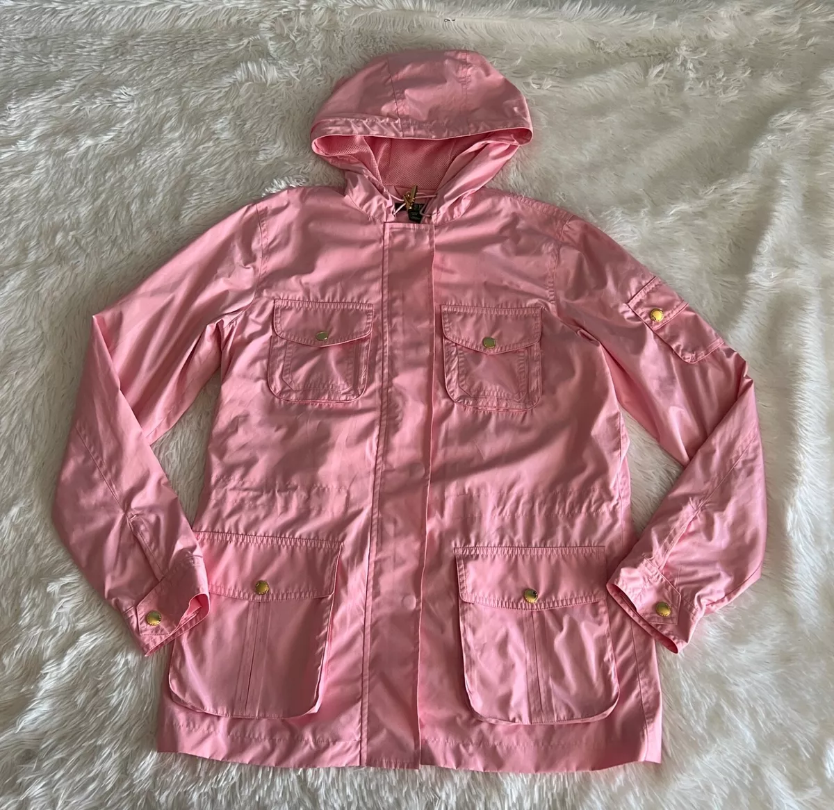 Ralph lauren sales pink raincoat