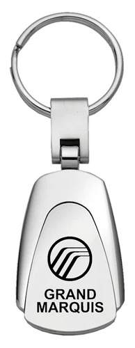 Mercury Grand Marquis Tear Drop Keychain (Chrome)