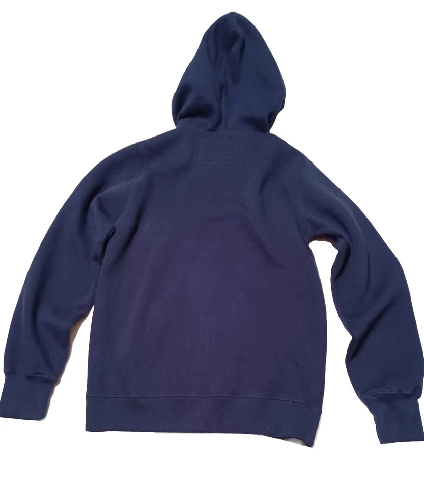 Vtg Cleveland Indians Red, White & Blue 1901 Hooded Jacket. Adult size medium. - Image 4 of 4