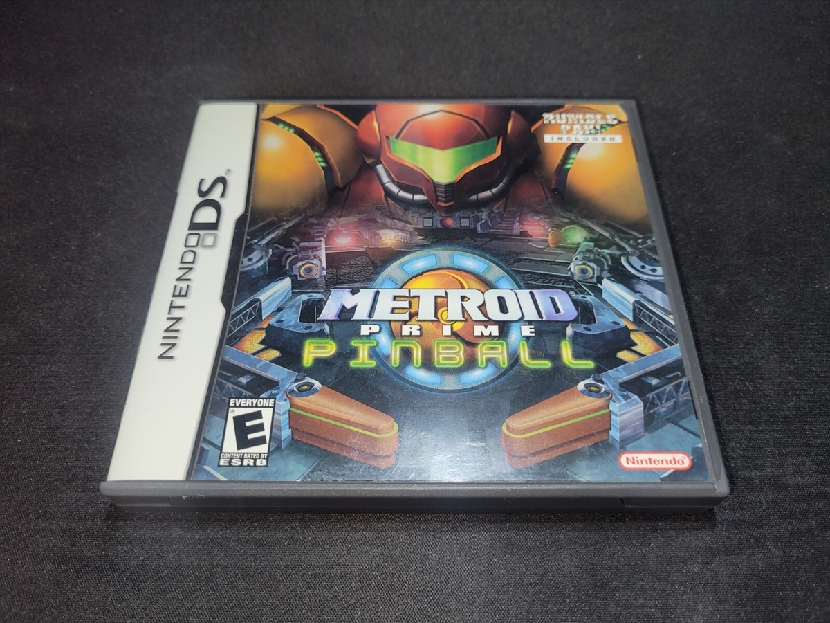 Metroid Prime Pinball Nintendo DS NRMT condition COMPLETE n box+rumble pack  pak!