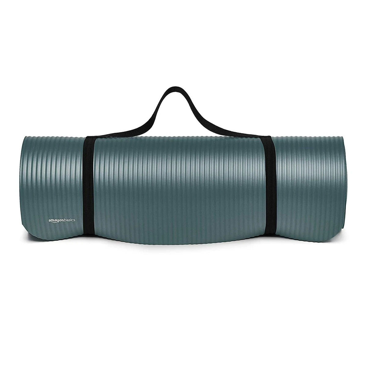 Amazonbasics 13mm extra thick yoga and exercise mat with carrying strap new arrivals