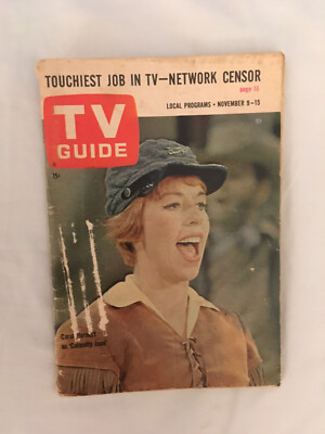 TV guide Nov. 9-15 ,1963 Carol Burnett as Calamity Jane Cover