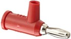 POMONA - 1825-2 - BANANA PLUG, STACKABLE, 15A, SCREW, RED