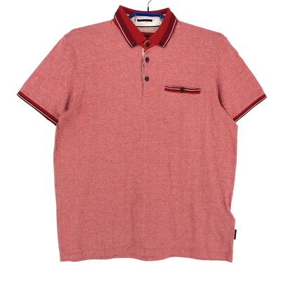 Ted Baker London Herren Kydre Polo Neck T-Shirt Größe 3 - M