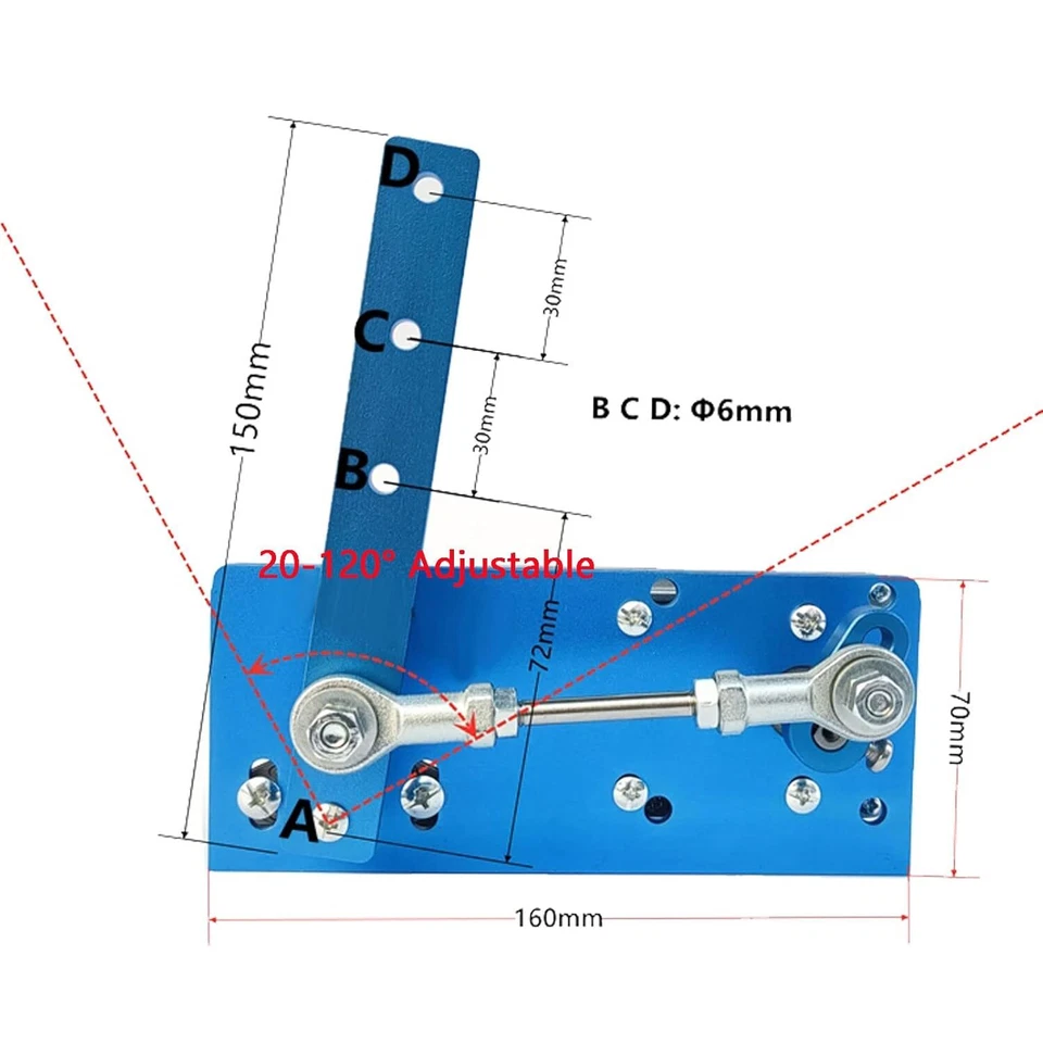 DIY 24V DC Reciprocating Motor Adjustable Swing 20-120° Speed: 10 - 90RPM - Image 3 of 4