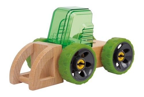 Childrens transformobiles tractor vehicles forklift dump truck wooden Boys Gift - Picture 39 of 60