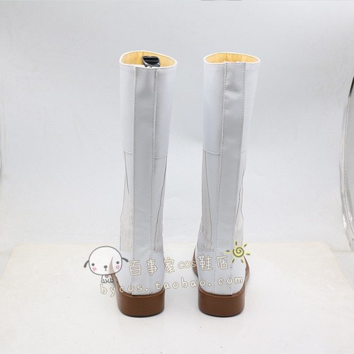 Star Wars Cosplay Prinzessin Leia Schuhe Halloween weiß lange Stiefel - Bild 4 von 8