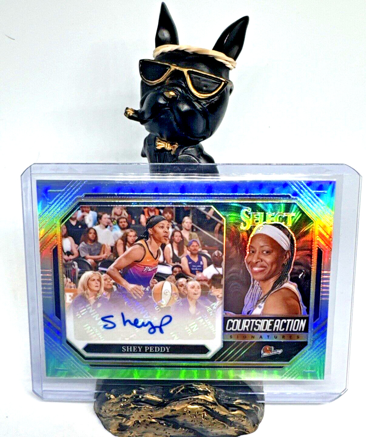 Shey Peddy 2024 Panini Select WNBA Courtside Action Silver Auto Phoenix Mercury