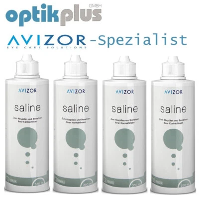 Avizor Saline - Kochsalzlösung - 4x350ml - [0004]