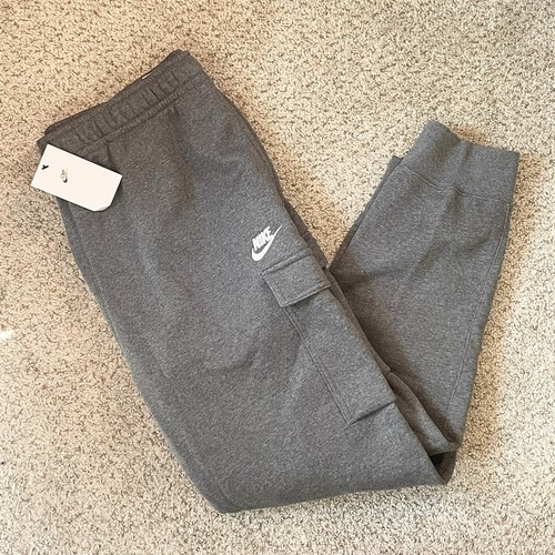 Nike Sportswear Club Fleece Cargo Pants Charcoal Heather CD3129-071 Mens Size XL | eBay