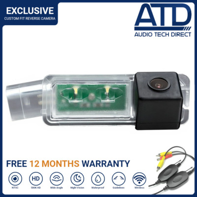 WIRELESS Reverse Camera For VW Polo Mk4 Golf Mk5 Mk6 Mk7 Passat B6 Scirocco Mk3