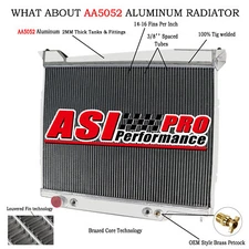 3-Rows Aluminum Radiator For 2000-2004,2001 Ford Expedition Navigator 4.6L 5.4L.