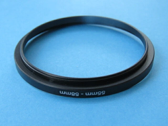 55mm to 58mm Step Up Step-Up Ring Camera Lens Filter Adapter Ring 55mm-58mm - Image 2 of 2