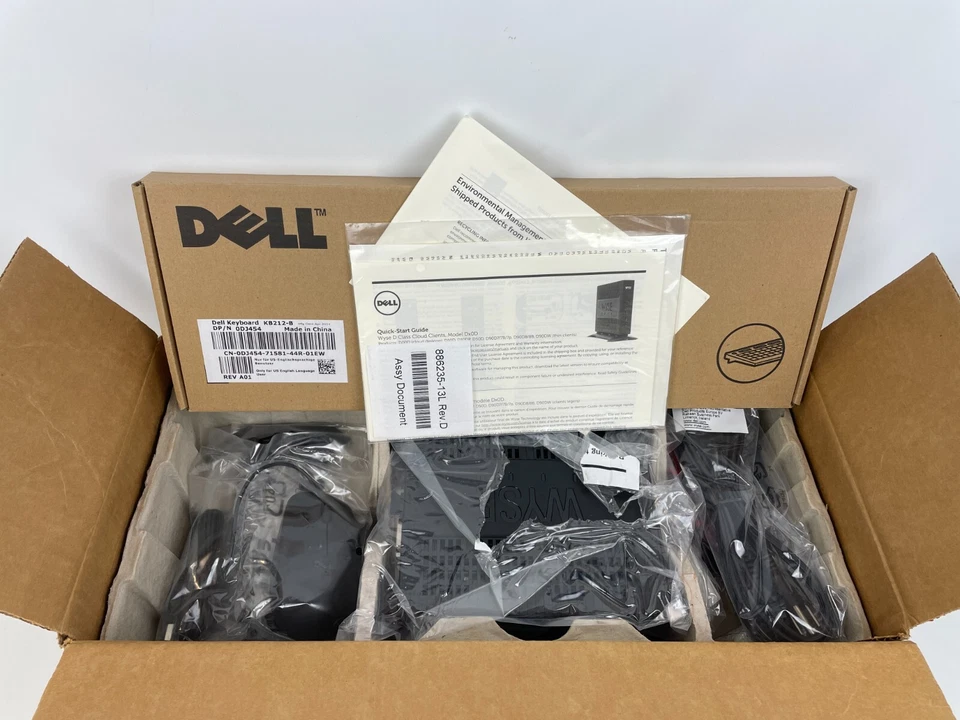New DELL Thin Client WYSE 5010 Dx0D AMD 1.4GHZ 4GB 60GB SSD w/Keyboard & Mouse - Image 4 of 4