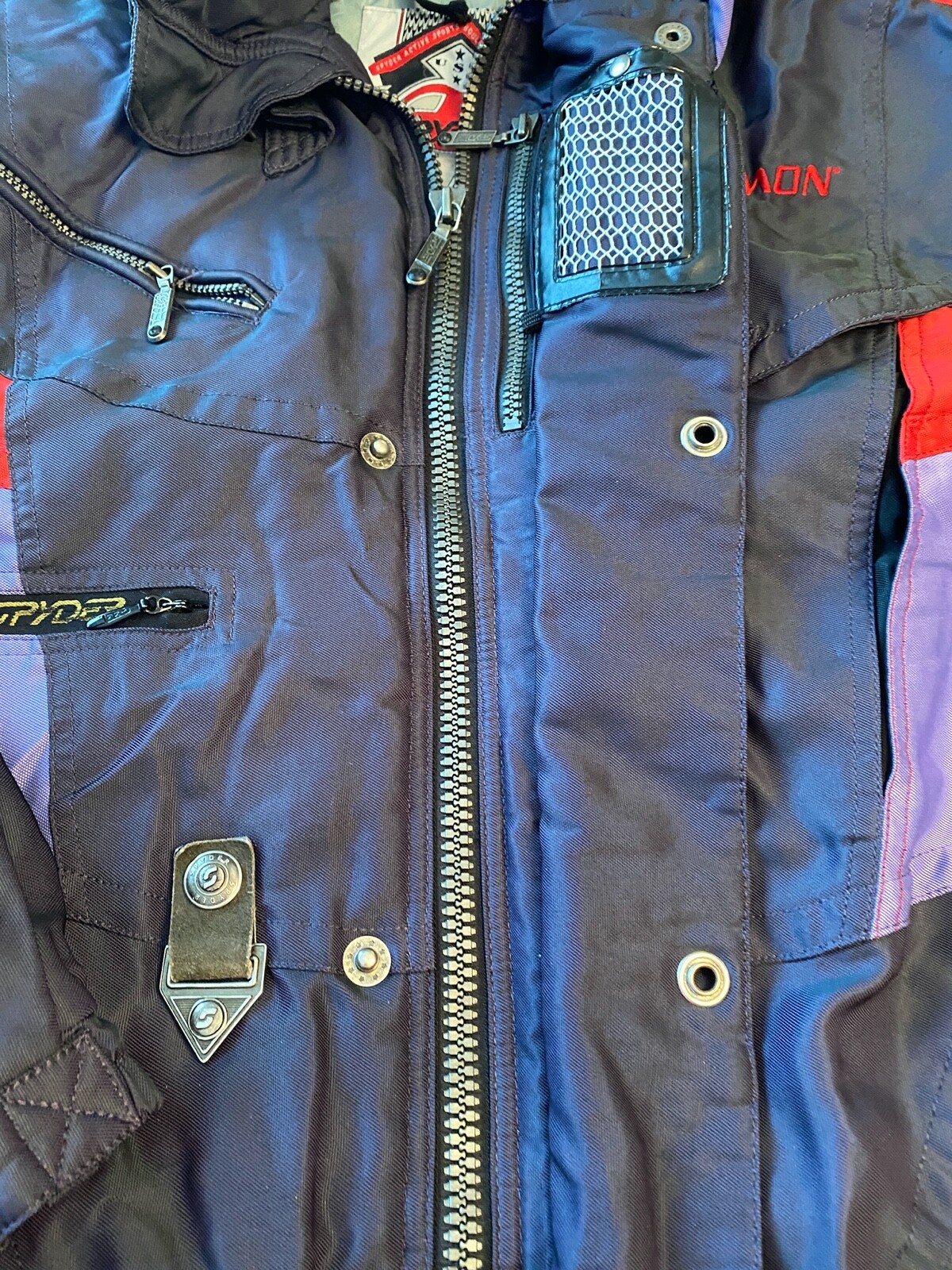 CAPPOTTO SCI TATTICO UOMO SPYDER + SALOMON VINTAGE TAGLIA XL