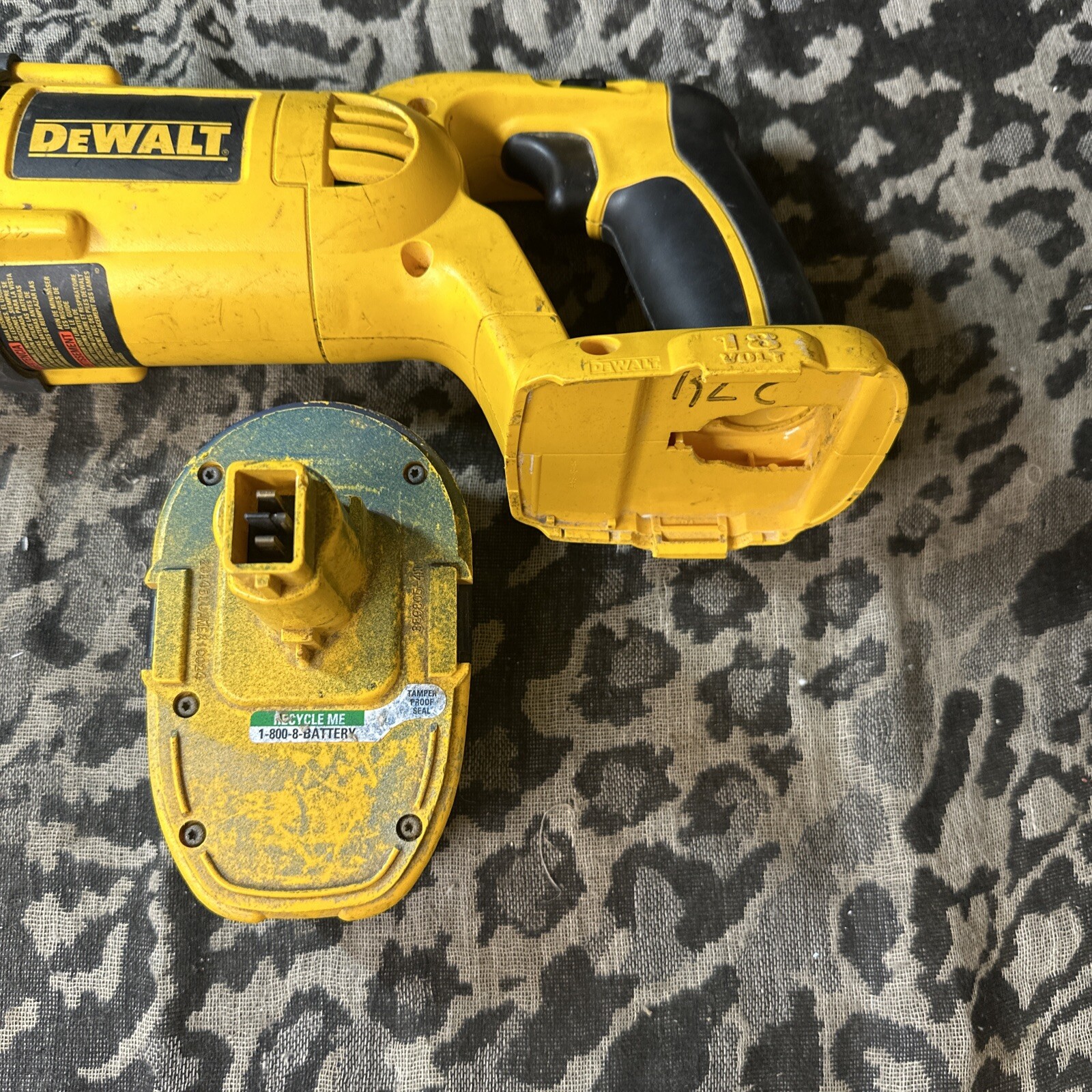 DeWalt DC385 18V Variable Speed Cordless Reciprocating Saw w/Battery Tested eBay